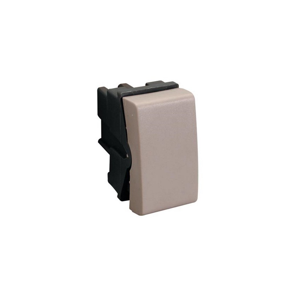 HABITAT 21 INTERRUPTOR PULSADOR  BEIGE 6705