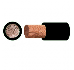 CABLE LIBRE HALOG.2.5MM NEGRO CARRETE