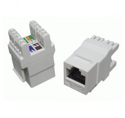 MOD.RJ-45 CAT.5E HORIZ.KEYSTONE