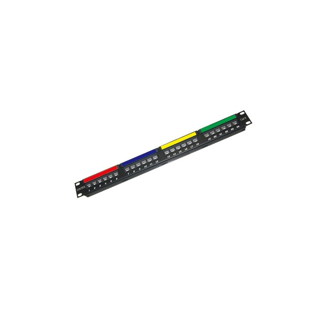 PATCH PANEL CAT.6 19 PULG.24PTAS.1U