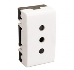 HABITAT 21 ENCHUFE 10A SEGURIDAD  BLANCO 6908
