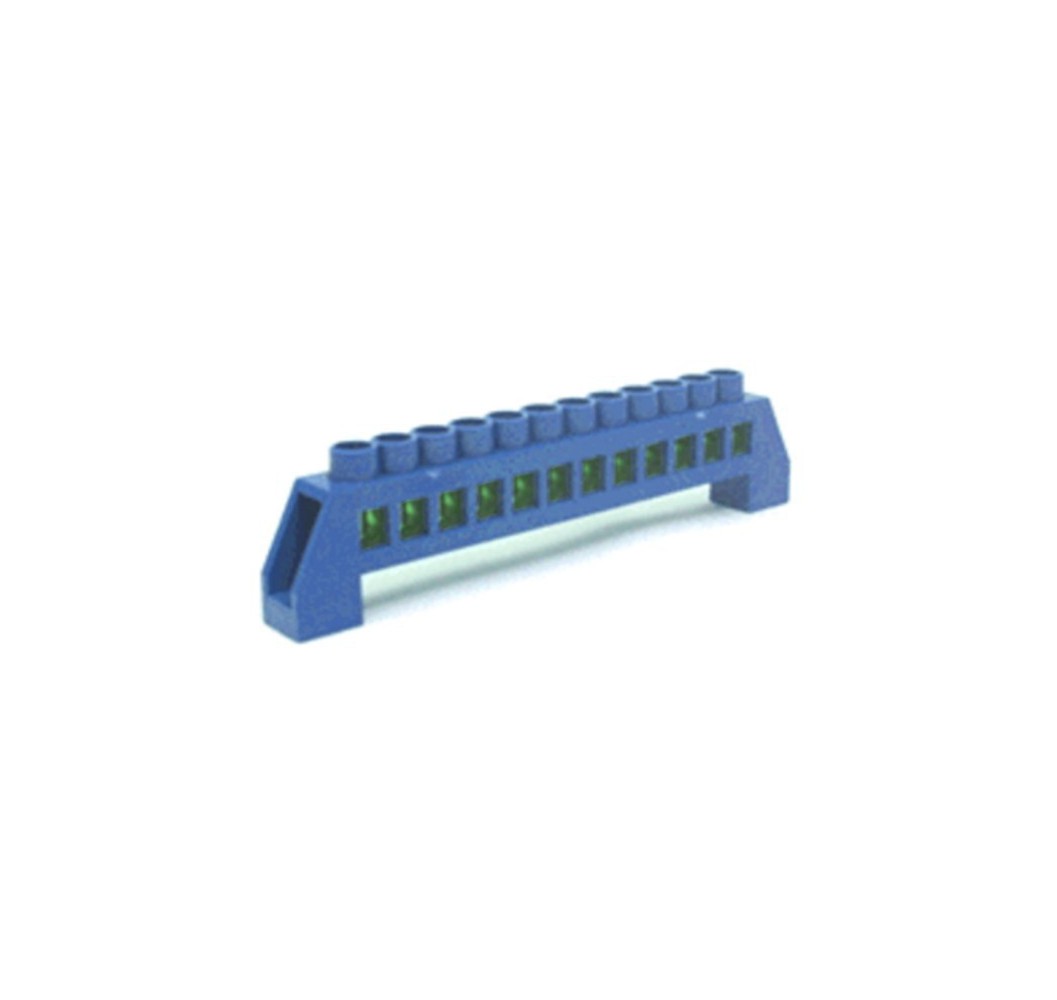 REGLETA CONEXIÓN 12x16mm AZUL MGC