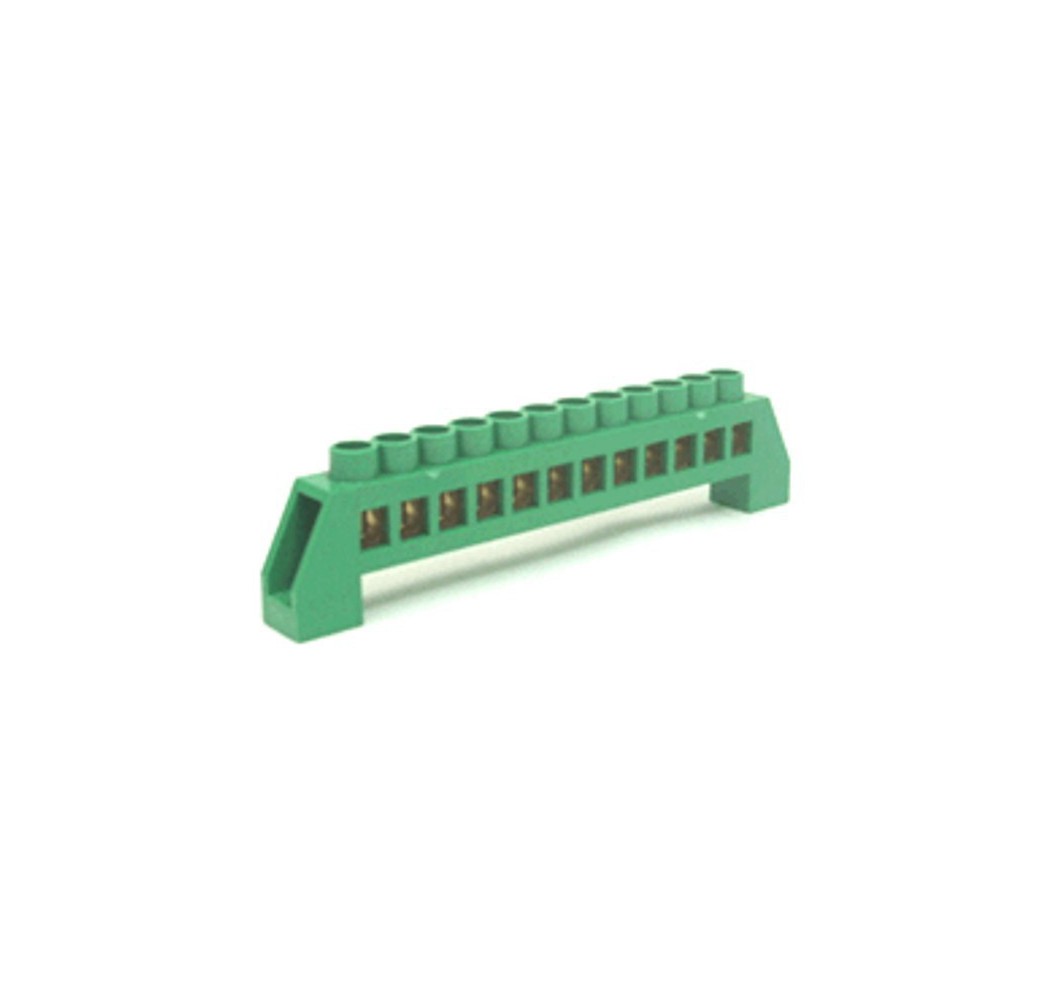 REGLETA CONEXIÓN 12x16mm VERDE MGC