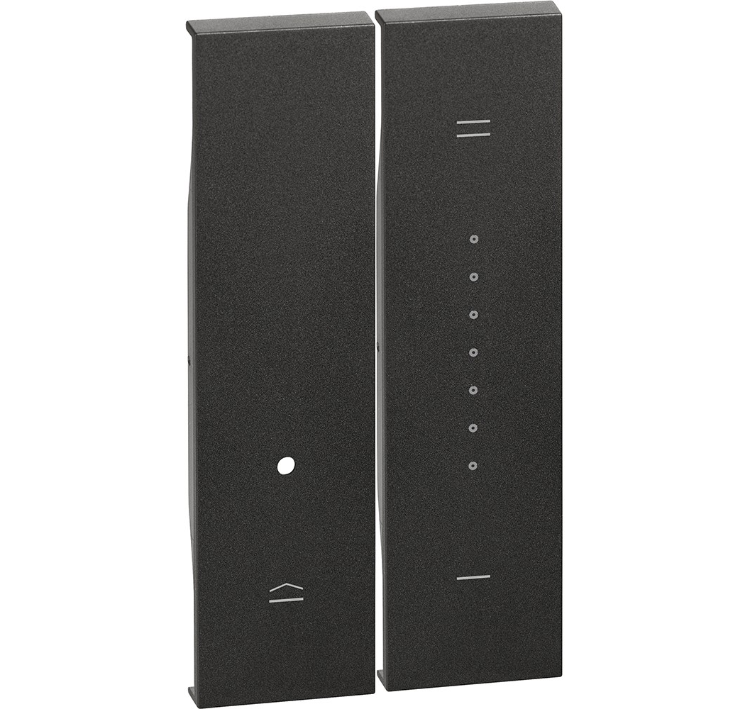 L.NOW CUBRE TECLA DIMMER 2 MOD.NEGRO KG19