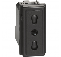 .NOW ENCHUFE 2P+T 10/16A NEGRO KG4180