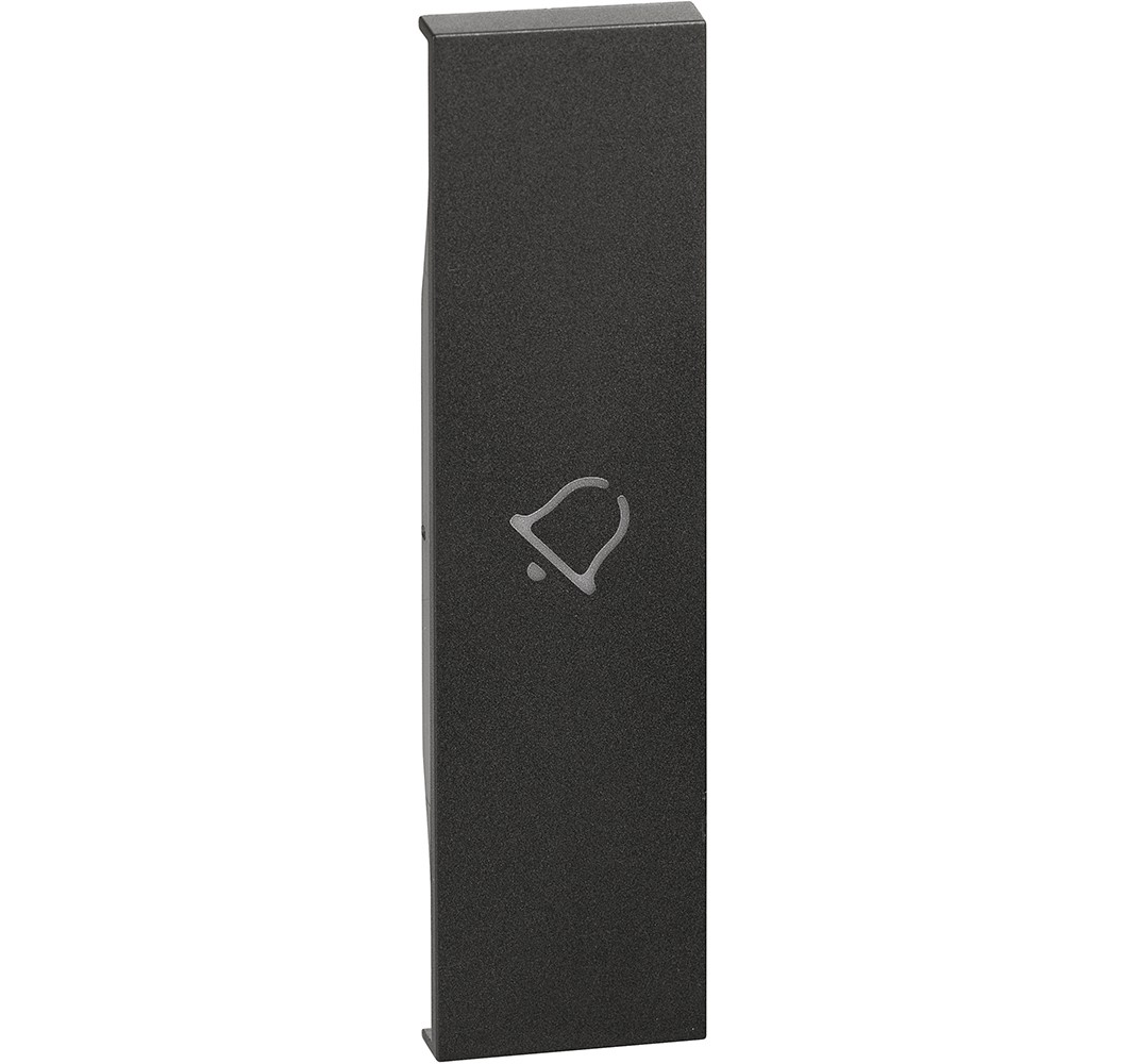 L.NOW CUBRE TECLA 1 MODULO NEGRO KG01D