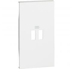 L.NOW CUBRE MODULO USB 2 MOD. BLANCO KW12C