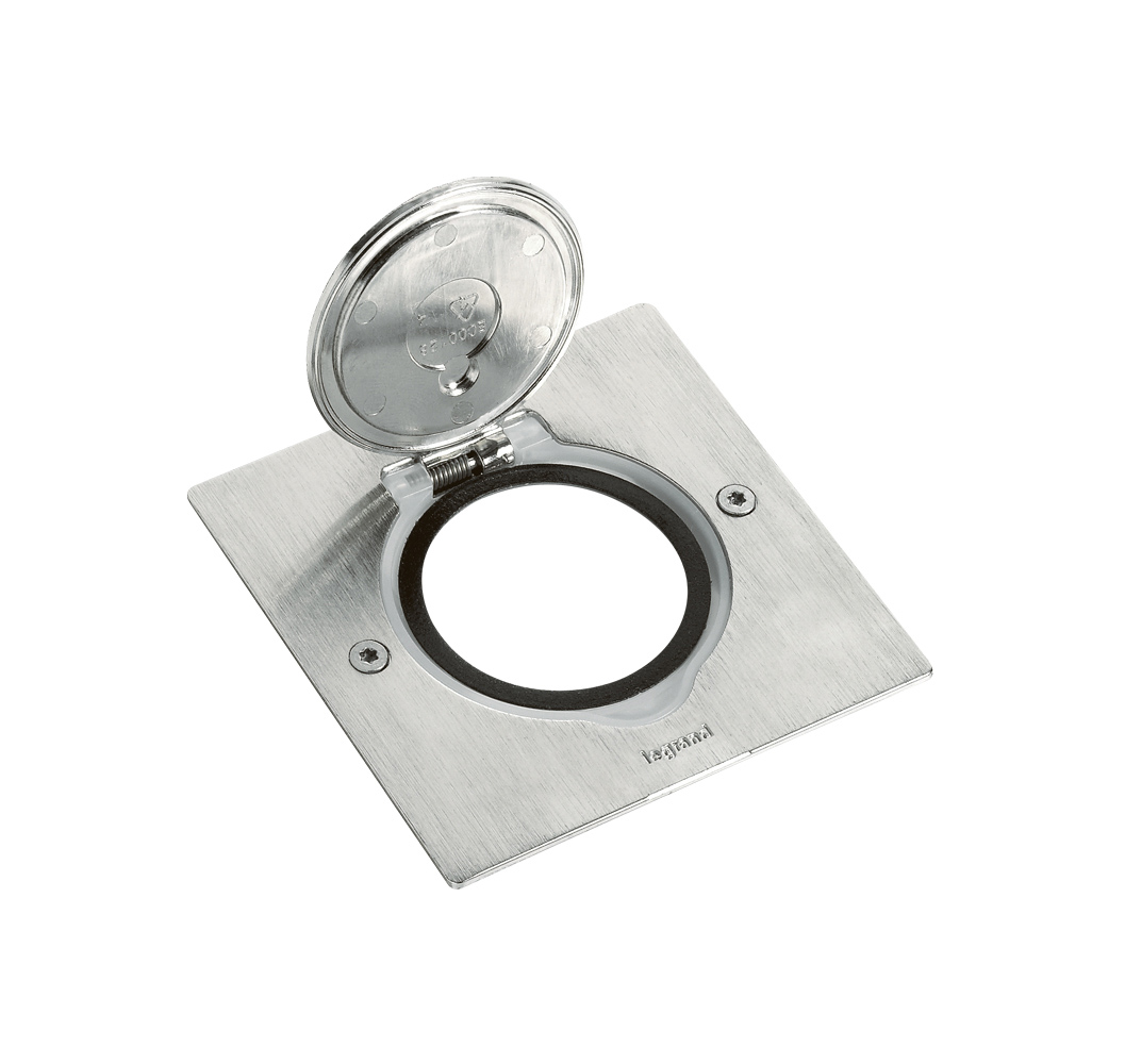 CAJA 2 MODULOS CUADRADA IP44 INOXIDABLE 089700