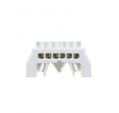 REGLETA CONEXION AISLADA BLANCO 6 POLOS 
