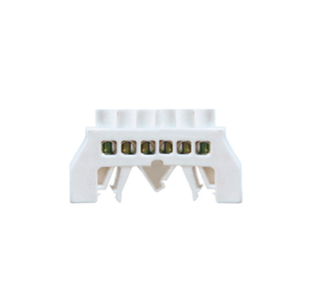REGLETA CONEXION AISLADA BLANCO 6 POLOS 
