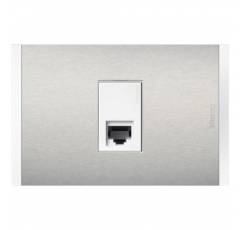 NOBILE ENCH.RJ45 CAT.6 BCO./METAL AF2079E1BMN