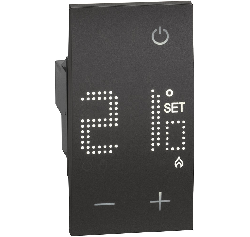 L.NOW TERMOSTATO DIGITAL NEGRO KG4441