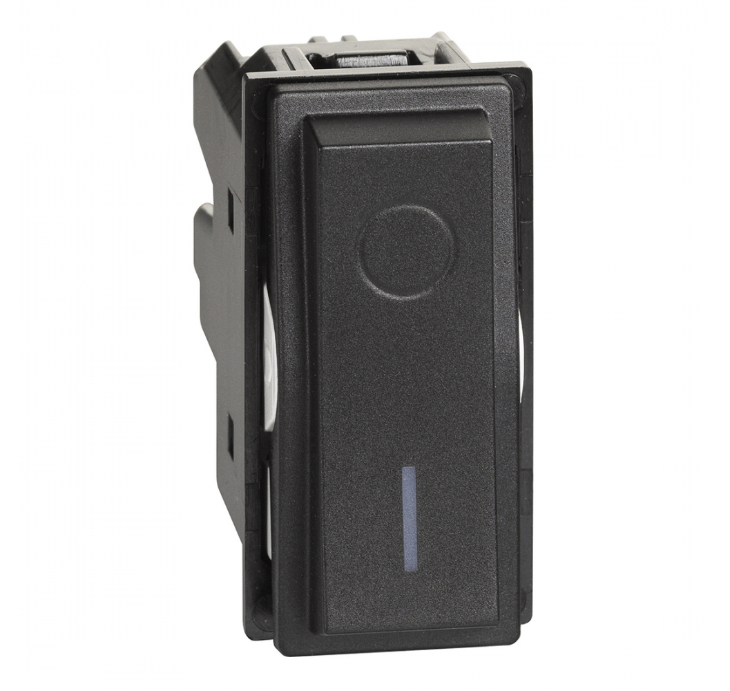 L.NOW INTERRUPTOR BIPOLAR 16A NEGRO KG4002