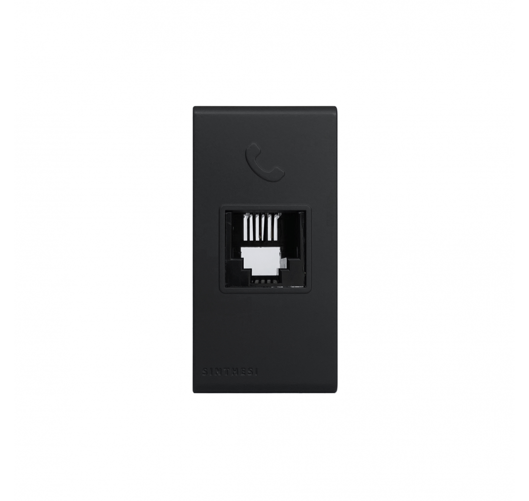 S33 ENCHUFE RJ-11 NOIR MATE 334026