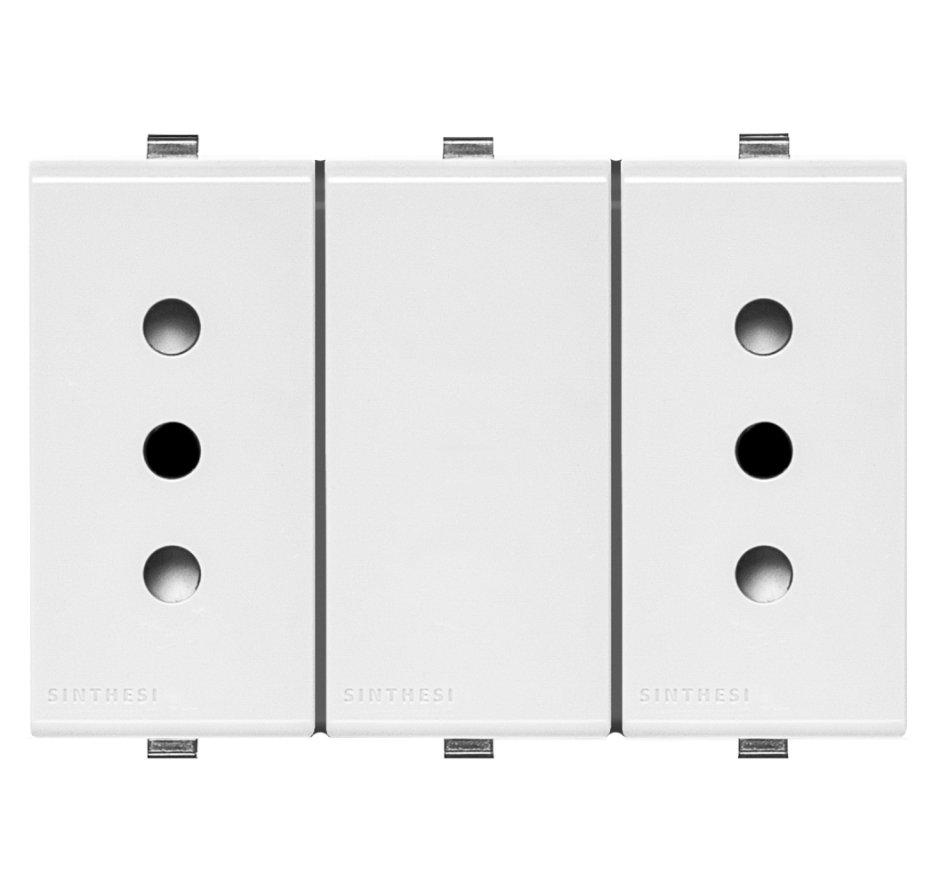 S22 ENCHUFE 2P+T 10/ DUPLEX BLANCO 223401
