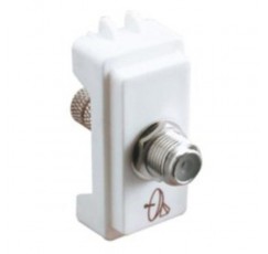 GENESIS NUEVA.ENCHUFE TV COAX.  BLANCO 7896