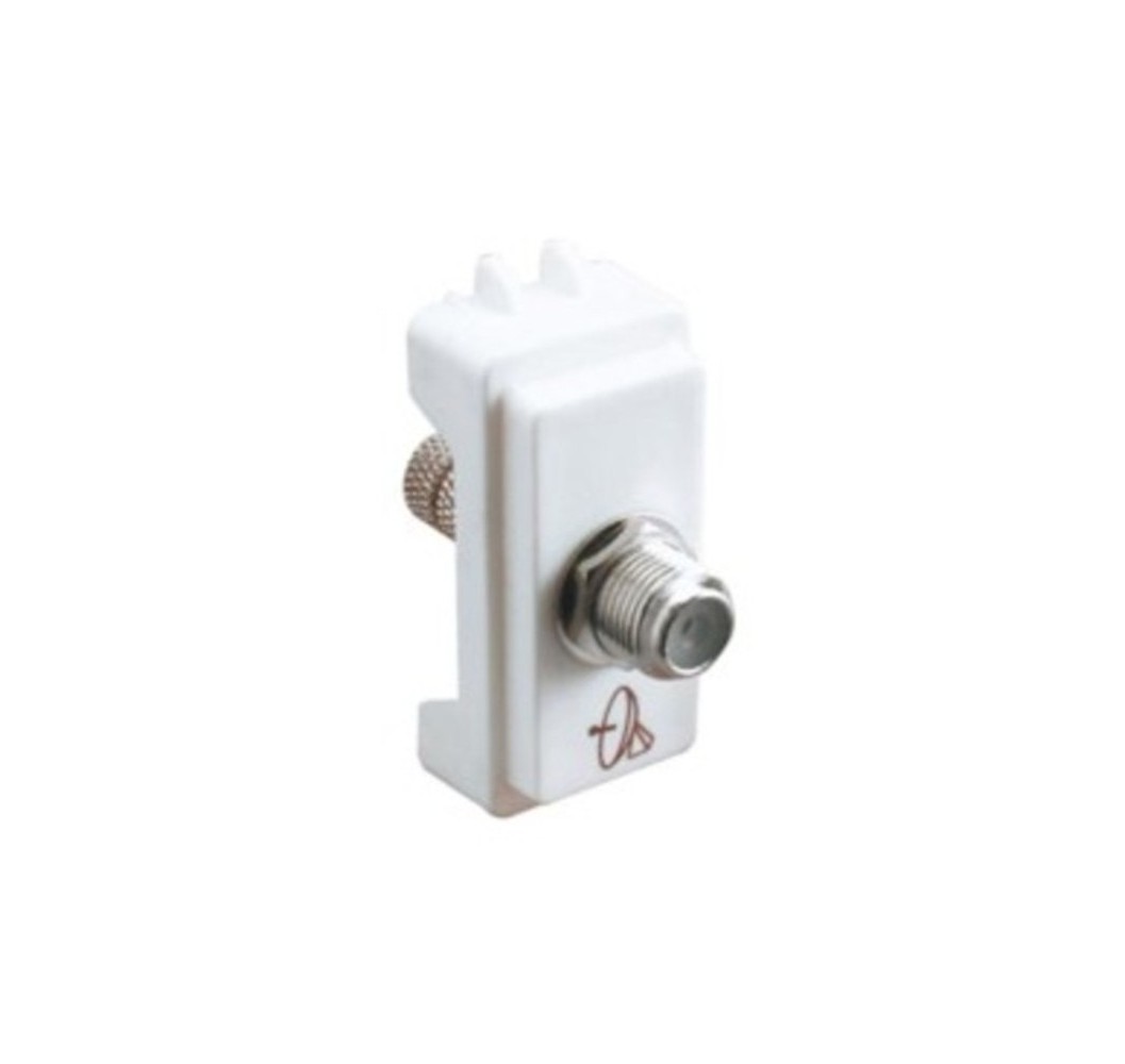 GENESIS NUEVA.ENCHUFE TV COAX.  BLANCO 7896