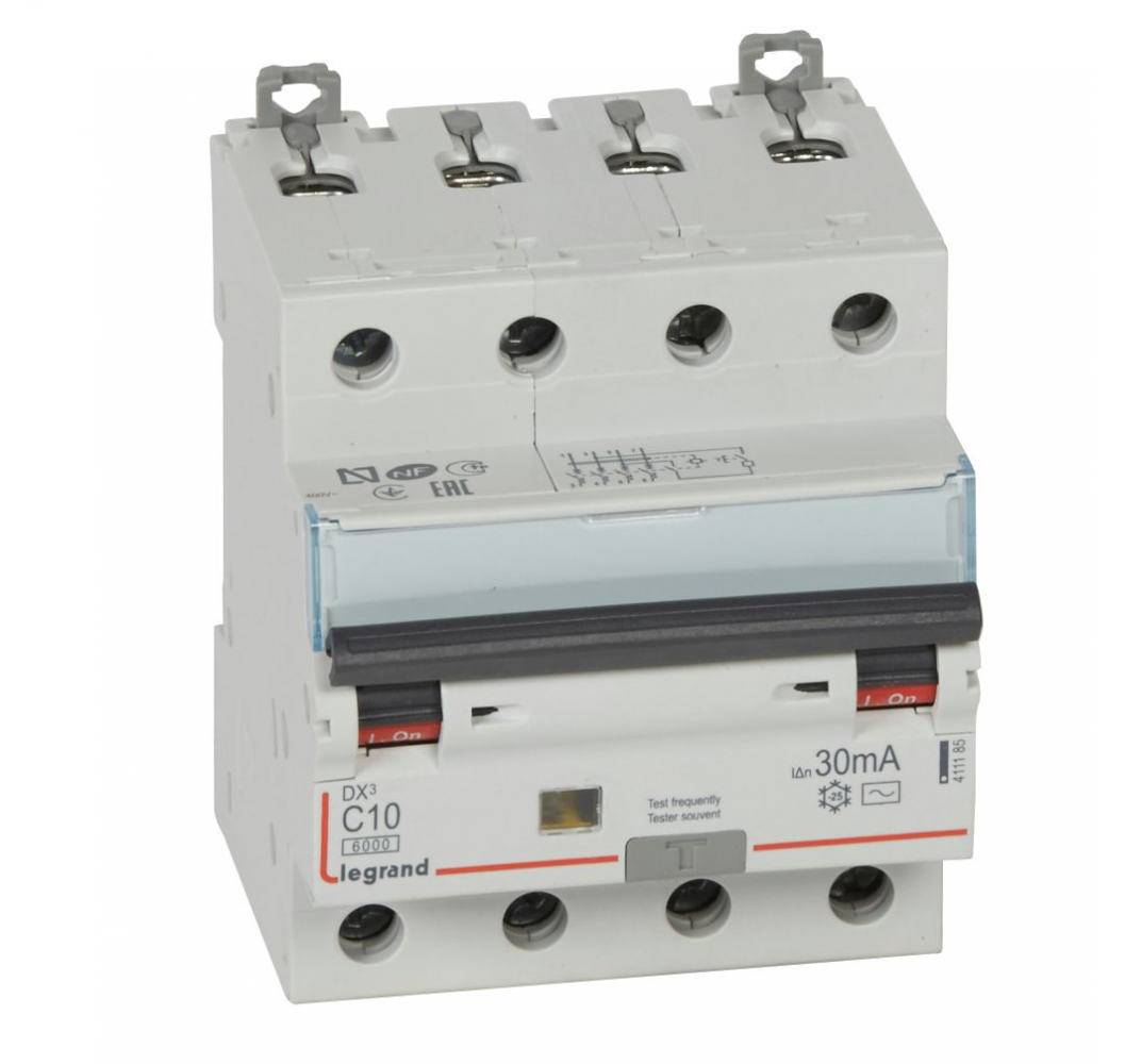 LX3/PROTECTOR DIFERENCIAL 4x10 30mA C 411185