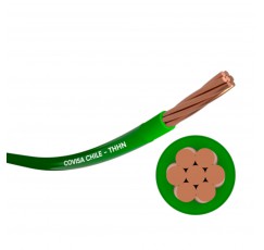 CABLE   THHN 002.08 MM #014 VERDE