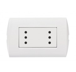 MODUS STYLE ENCHUFE DOBLE 10A BLANCO AE2113E2B