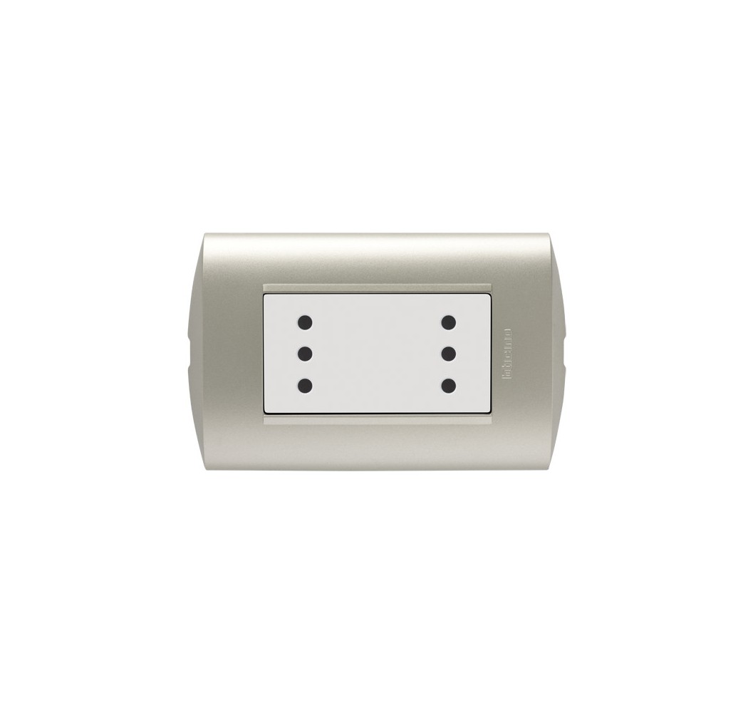 MODUS STYLE ENCHUFE DUPLEX PERL/BLANCO AE2113E2BNA