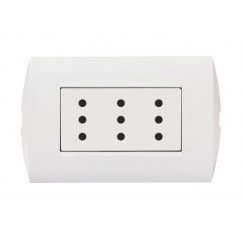 MODUS STYLE ENCHUFE TRIPLE 10A BLANCO AE2113E3B
