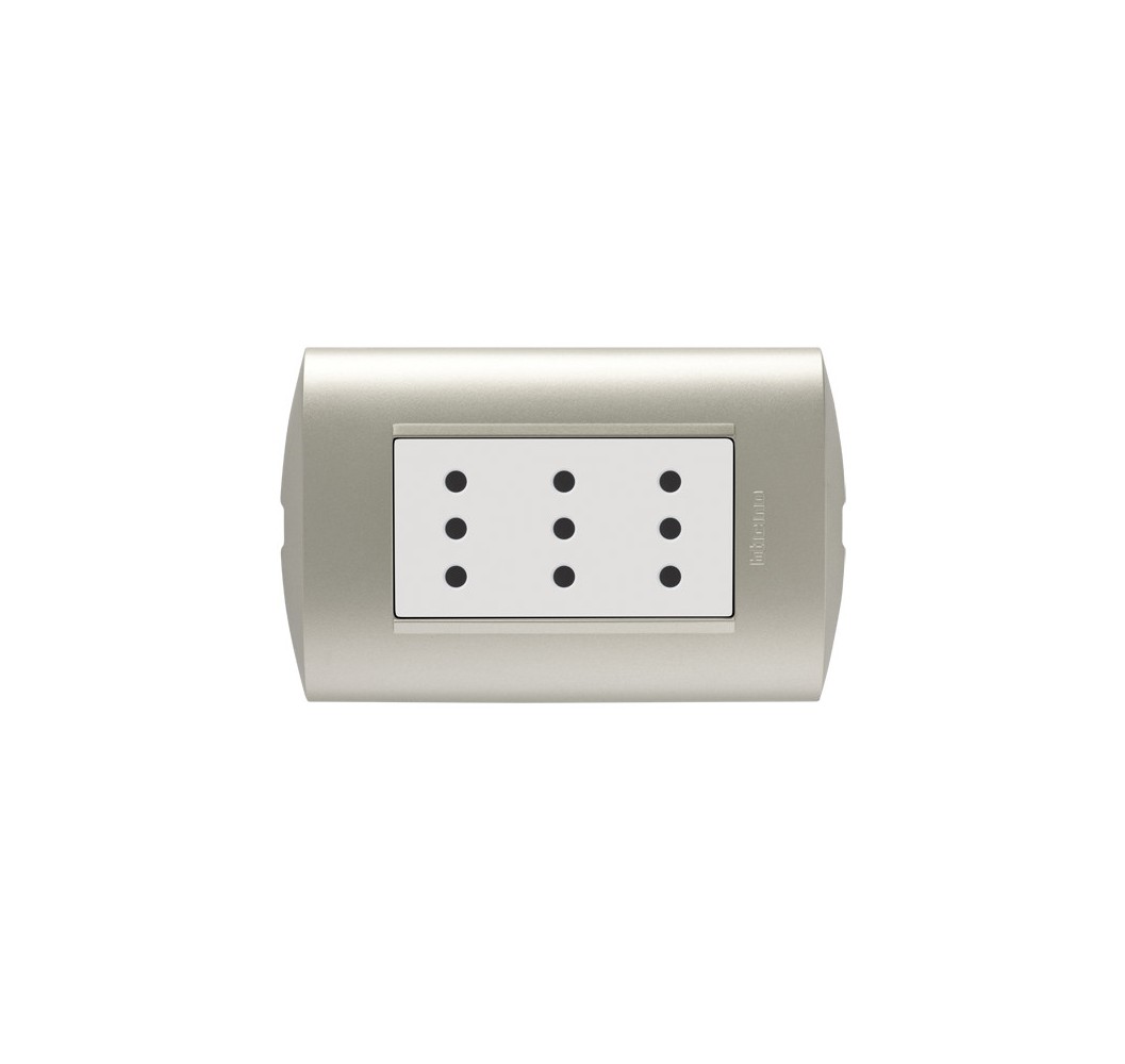 MODUS STYLE ENCHUFE TRIPLE 10A BL/PER.AE2113E3BNA