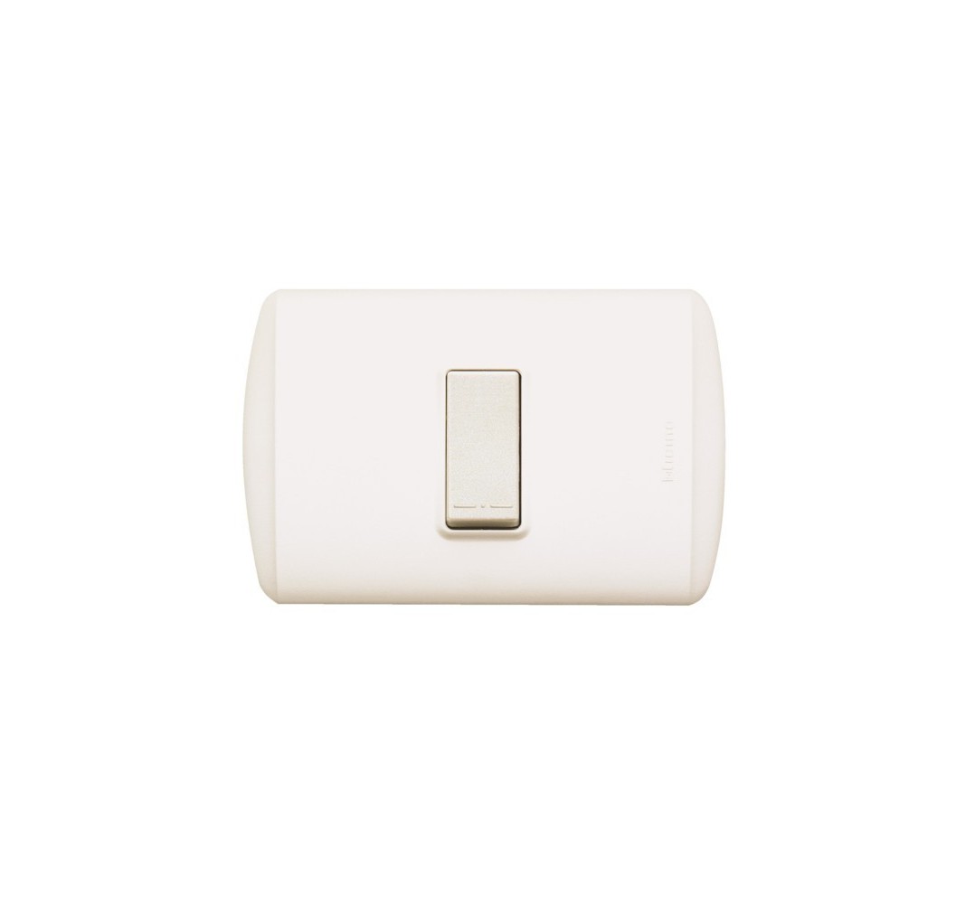 MODUS/PLUS  INTERRUPTOR 9/12  ARMADO BLANCO.1100BN