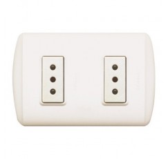 MODUS ENCHUFE DOBLE 10A ARM.BLANCO 1208BN