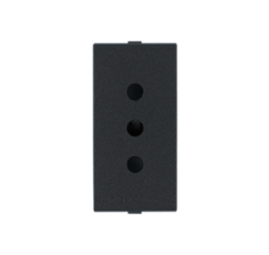 S44 ENCHUFE 2P+T 10A  CARBON 443010