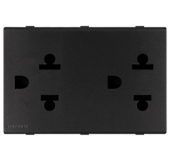 SINTH.S44 ENCH.DUPLEX 2P+T 15A CARBON 443610