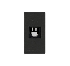 S44 ENCHUFE RJ-11 CARBON 444010