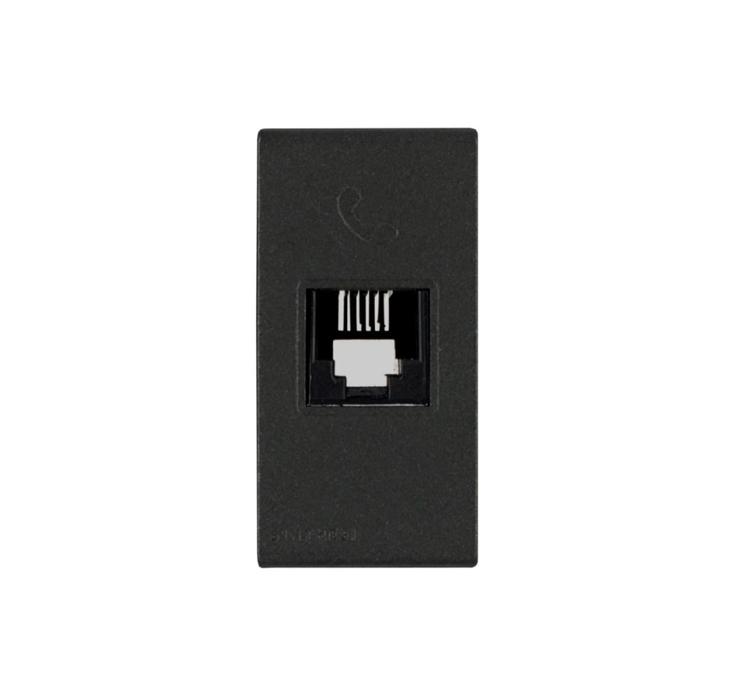 S44 ENCHUFE RJ-11 CARBON 444010