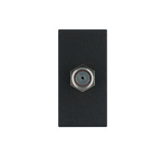 S44 ENCHUFE TV COAXIAL CARBON 444210