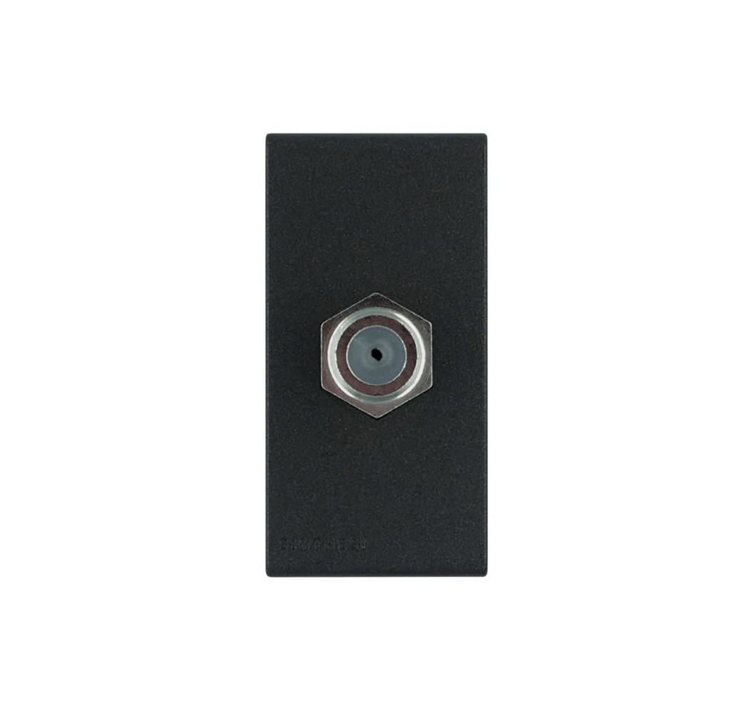 S44 ENCHUFE TV COAXIAL CARBON 444210