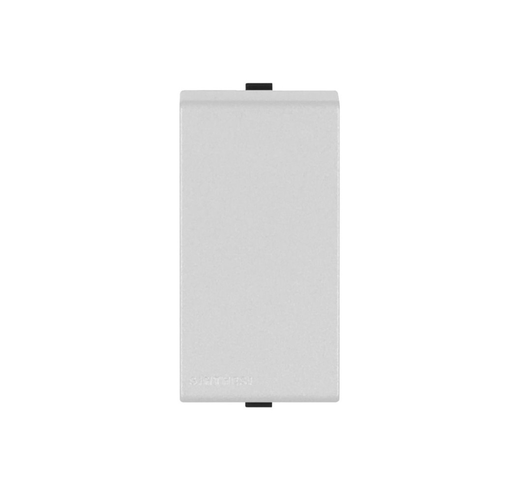 S44 INTERRUPTOR PULSADOR 1 MODULO 16A PLATA 442512