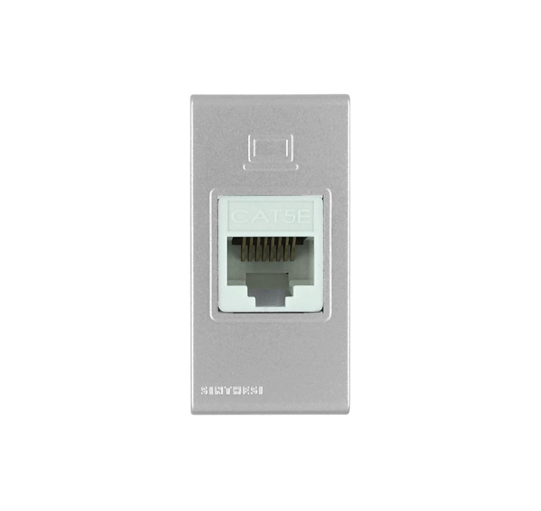 S44 ENCHUFE RJ-45 CATEGORIA 5 PLATA 444112