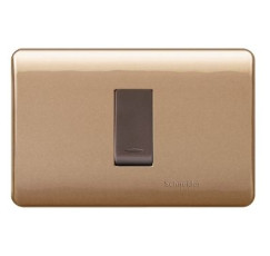 GEN N INT.PULSADOR ARM.DORADO 7805