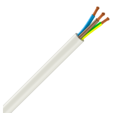 Cordon H05VV.F   3x1.00 mm Blanco