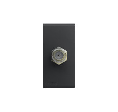 SINTHESI BLUE  TOMA COAXIAL TV SAT NEGRO 394205