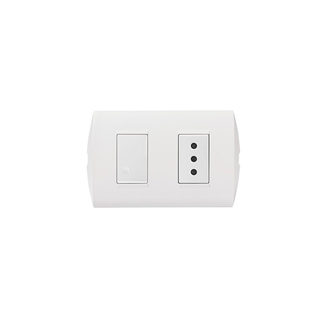 MODUS STYLE INTERRUPTOR 9/12+ENCHUFE BL AE2203EB