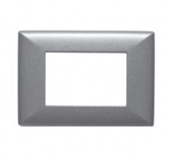 S22 TAPA 3 PUESTO ALUMINIO GRAFITO 220334
