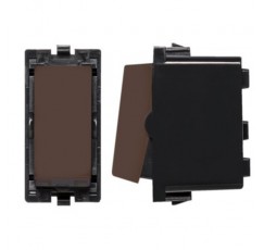 S17 INTERRUPTOR PULSADOR CAFE 172503